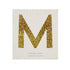 Chunky Gold Glitter M Sticker